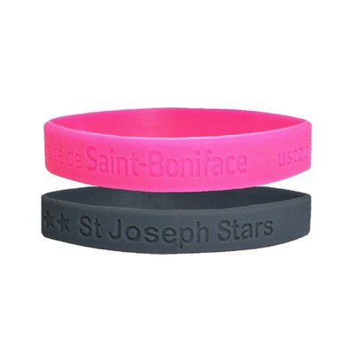 Debossed Silicone Bracelet