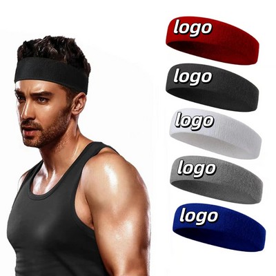 Sports Sweat Absorbing Headband & Wristband Set