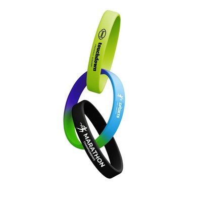 Screen Printed Silicone Wristbands