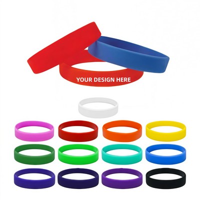 Custom Embossed Silicone Wristbands