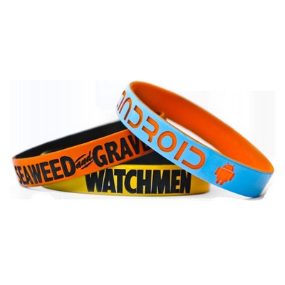Color Coat Silicone Wristband