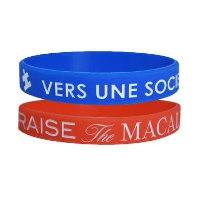 Debossed Silicone Bracelet + Imprint