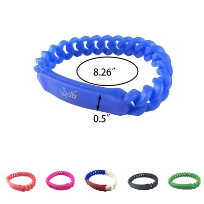 Spiral Silicone Wristband