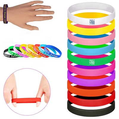 Silicone Wristbands (8" x 0.5")